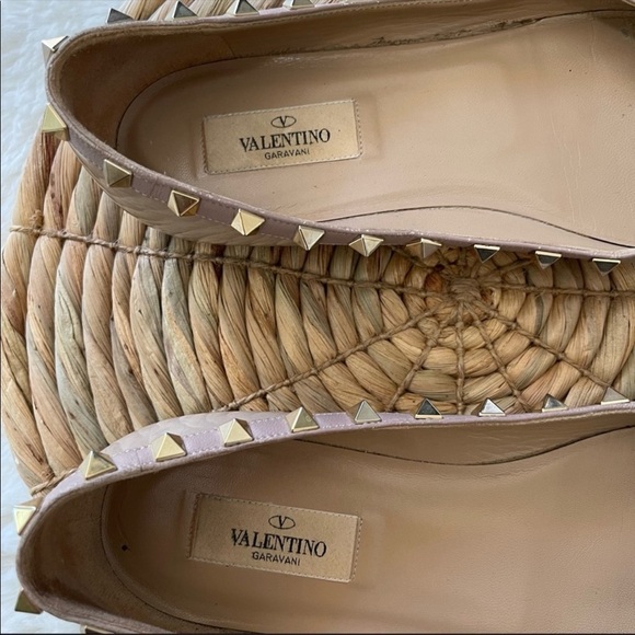 Valentino Patent Leather Rockstud Ballet Flats - Picture 11 of 16